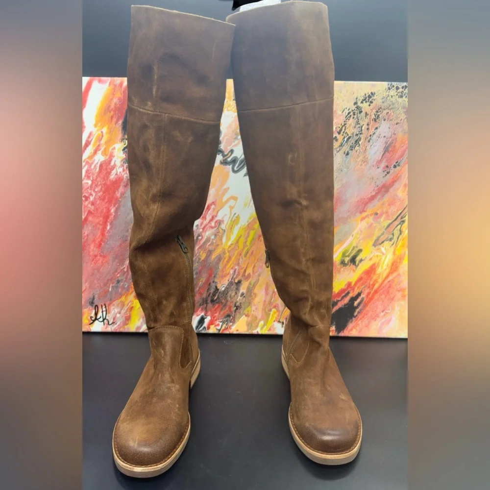 KORK-EASE Addison Over the Knee Boot in Taupe Size 7